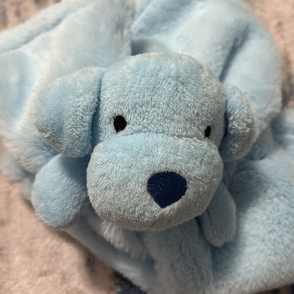 Baby Essentials Cozy Blue Puppy Blanket - Picture 3 of 5